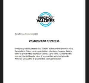 Principios y valores