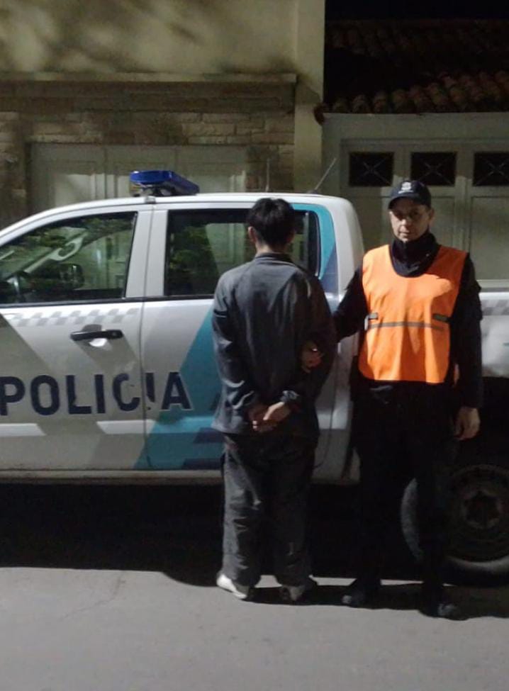 Imagen del arresto.